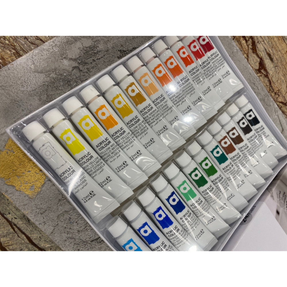 藝城美術~ ART RANGER 美邦祈富  壓克力顏料 丙烯畫顏料系列 紙盒包裝-細節圖3