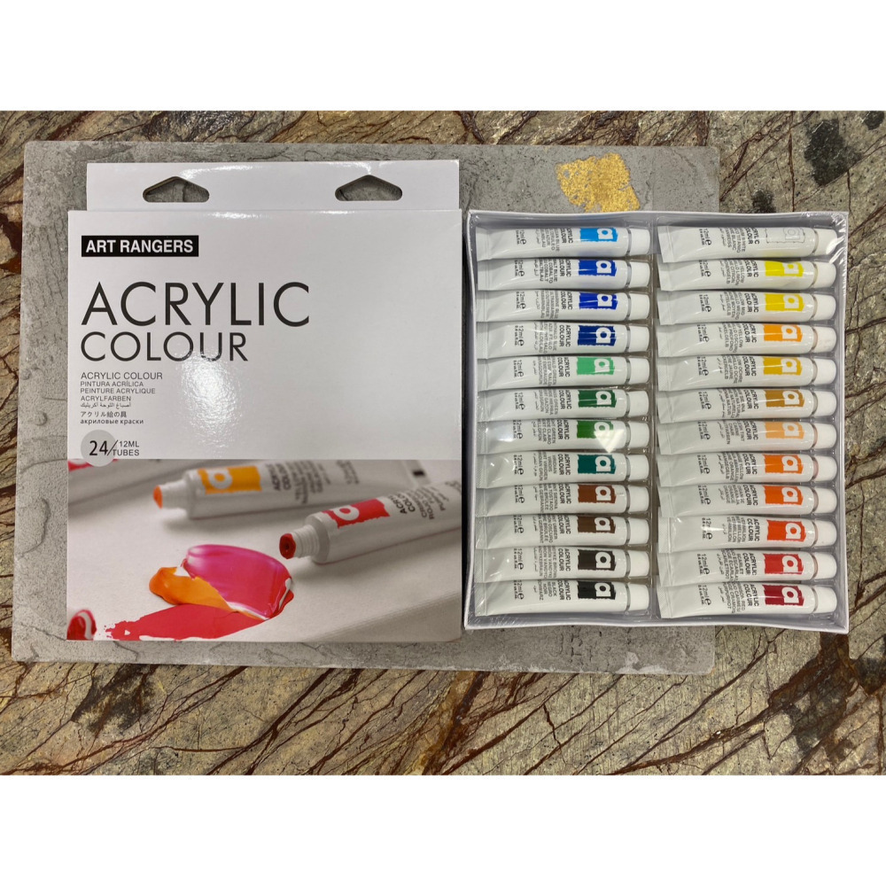 藝城美術~ ART RANGER 美邦祈富  壓克力顏料 丙烯畫顏料系列 紙盒包裝-細節圖4