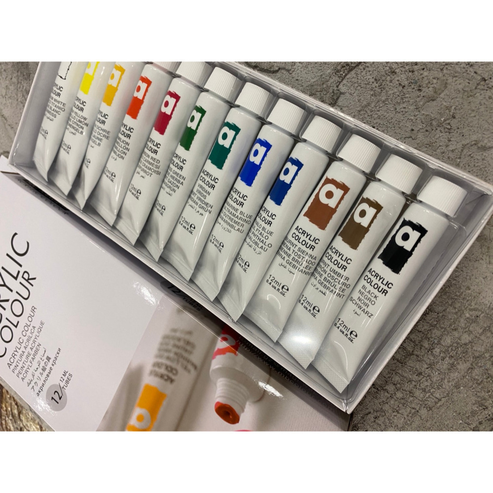 藝城美術~ ART RANGER 美邦祈富  壓克力顏料 丙烯畫顏料系列 紙盒包裝-細節圖5