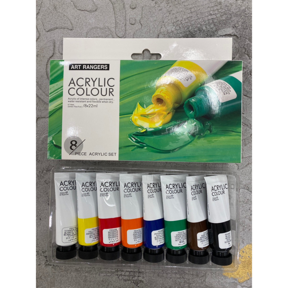 藝城美術~ ART RANGER 美邦祈富  壓克力顏料 丙烯畫顏料系列 紙盒包裝-細節圖7