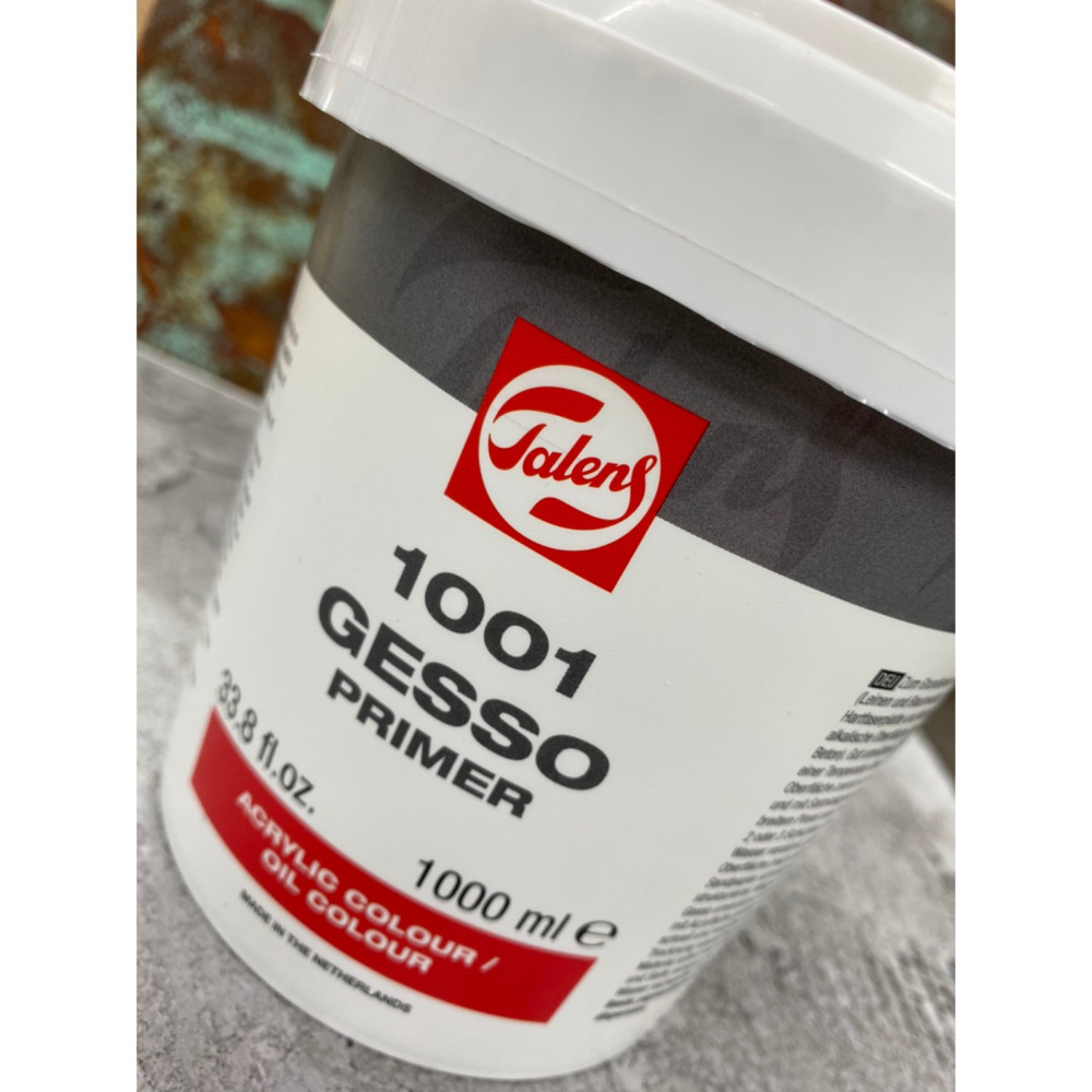 藝城美術~Talens泰倫斯1001 Gesso Primer打底劑(壓克力油畫通用/1000ml)超取限2罐-細節圖5