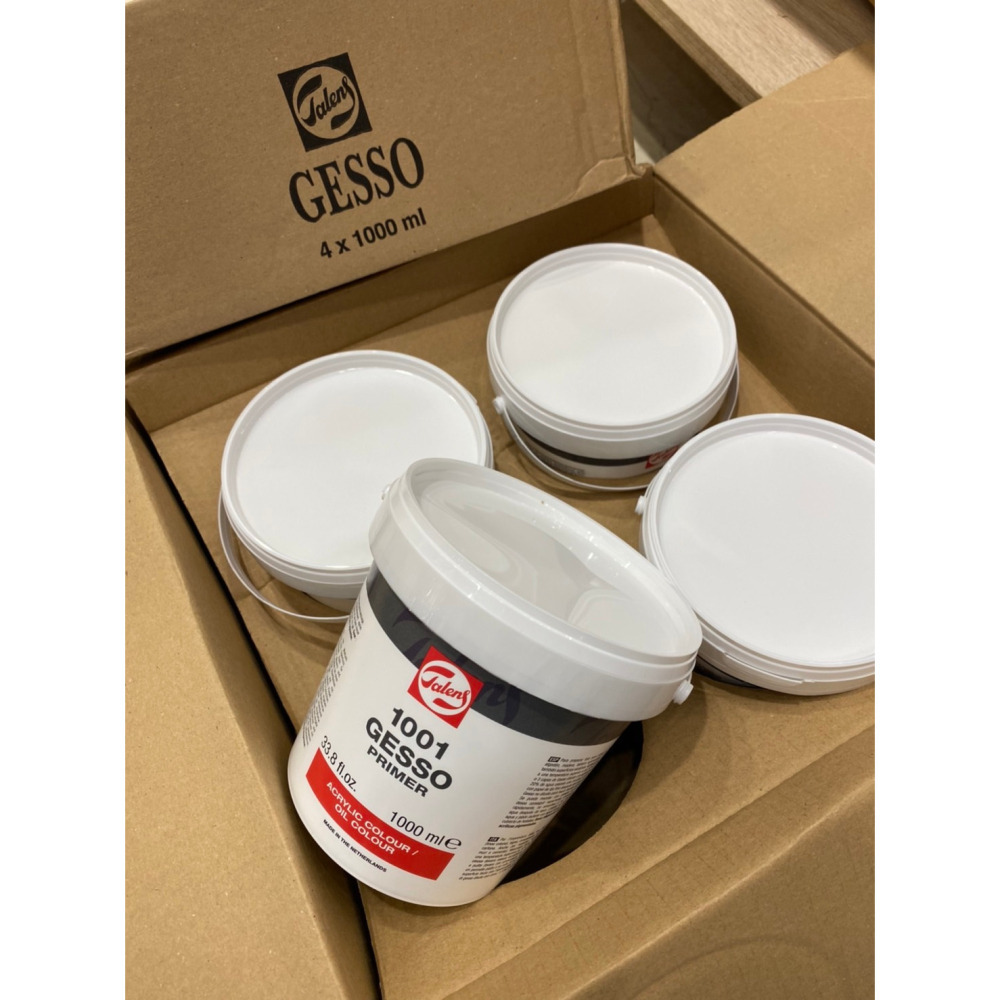 藝城美術~Talens泰倫斯1001 Gesso Primer打底劑(壓克力油畫通用/1000ml)超取限2罐-細節圖6