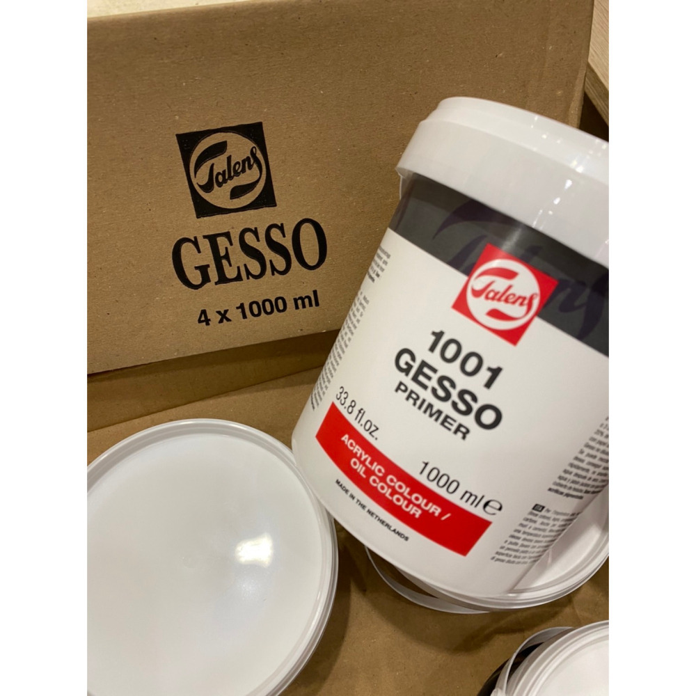 藝城美術~Talens泰倫斯1001 Gesso Primer打底劑(壓克力油畫通用/1000ml)超取限2罐-細節圖7