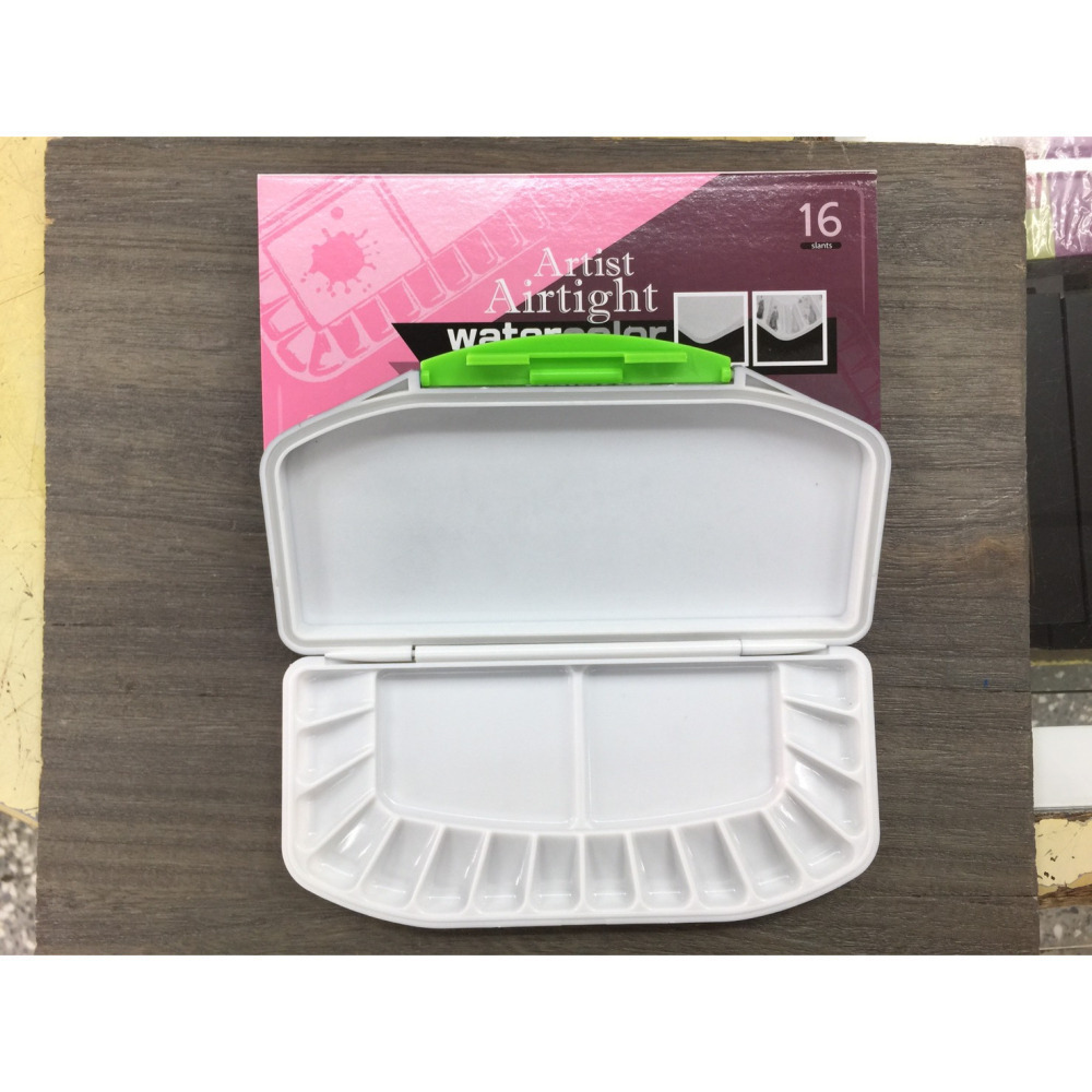 藝城美術~O＇COLOR密閉型保溼調色盤16格(2016S) 水彩、壓克力、廣告顏料 調色盤-細節圖3