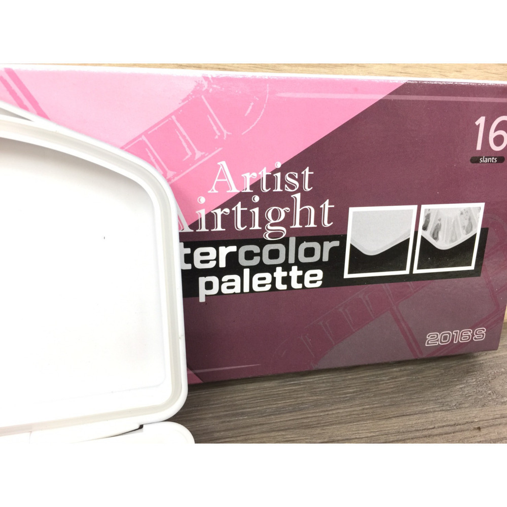 藝城美術~O＇COLOR密閉型保溼調色盤16格(2016S) 水彩、壓克力、廣告顏料 調色盤-細節圖5