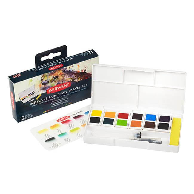 藝城美術~英國 DERWENT 德爾文  12 塊狀水彩 旅行盒系列-規格圖10