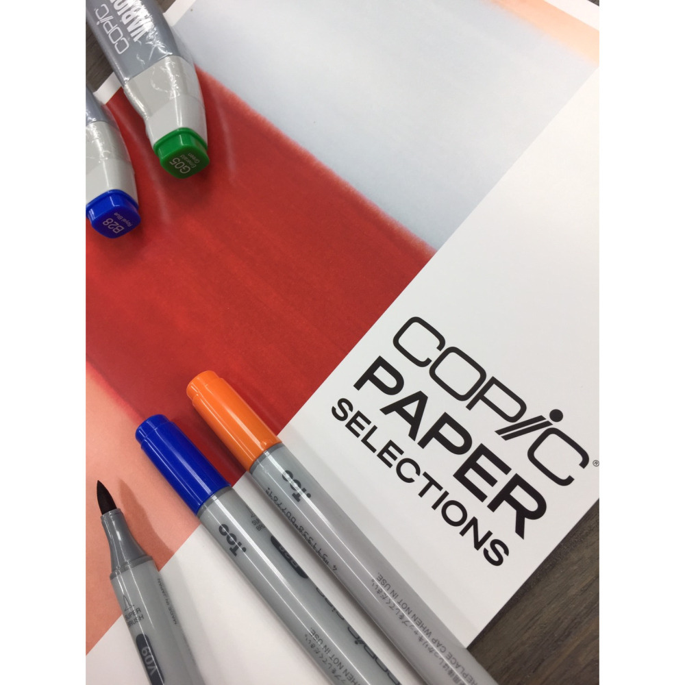 藝城美術~日本Copic Paper 麥克筆 專用紙A4 繪圖紙/速繪紙 186.7g 厚重磅 20張入 不滲透-細節圖3