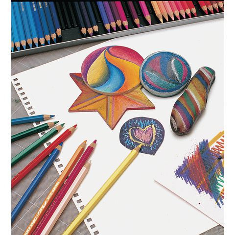 藝城美術~ 油性 瑞士 CARAN D＇ACHE 卡達油性/水性 色鉛筆 18色30色40色80色120色-細節圖3