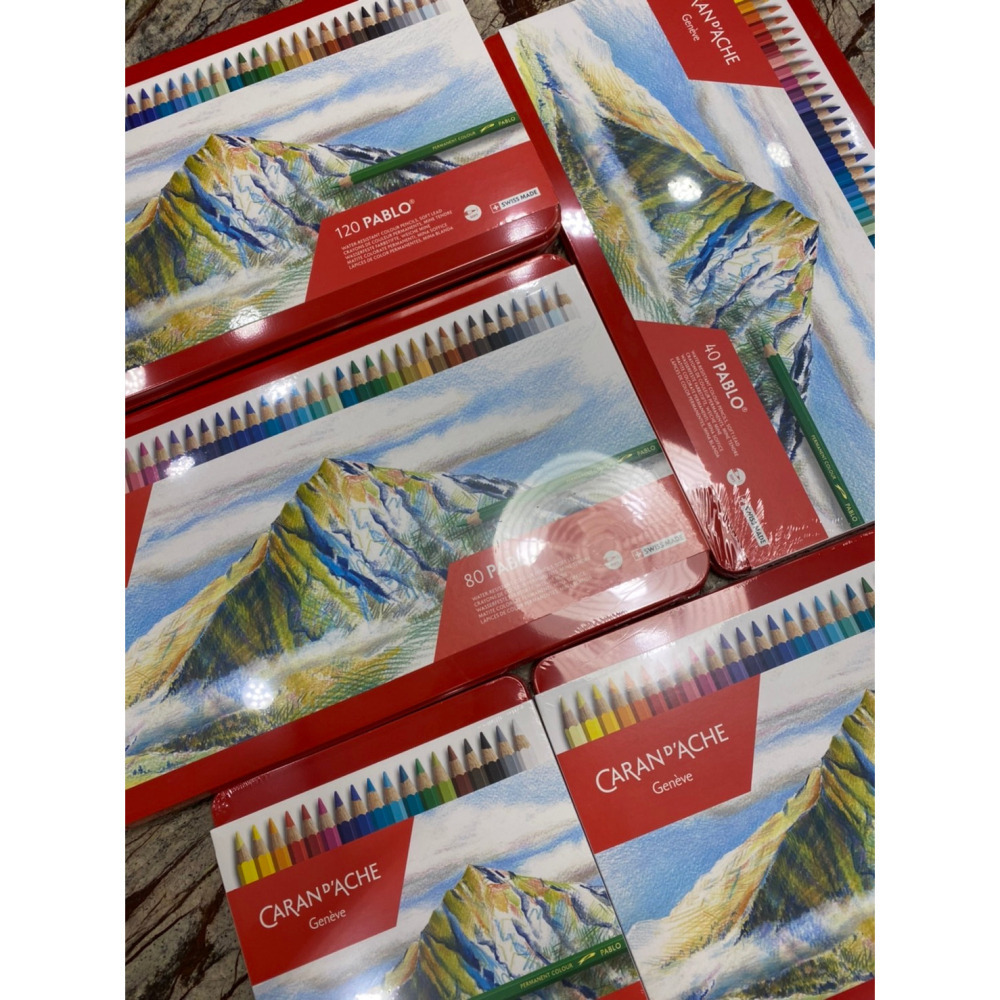 藝城美術~ 油性 瑞士 CARAN D＇ACHE 卡達油性/水性 色鉛筆 18色30色40色80色120色-細節圖5