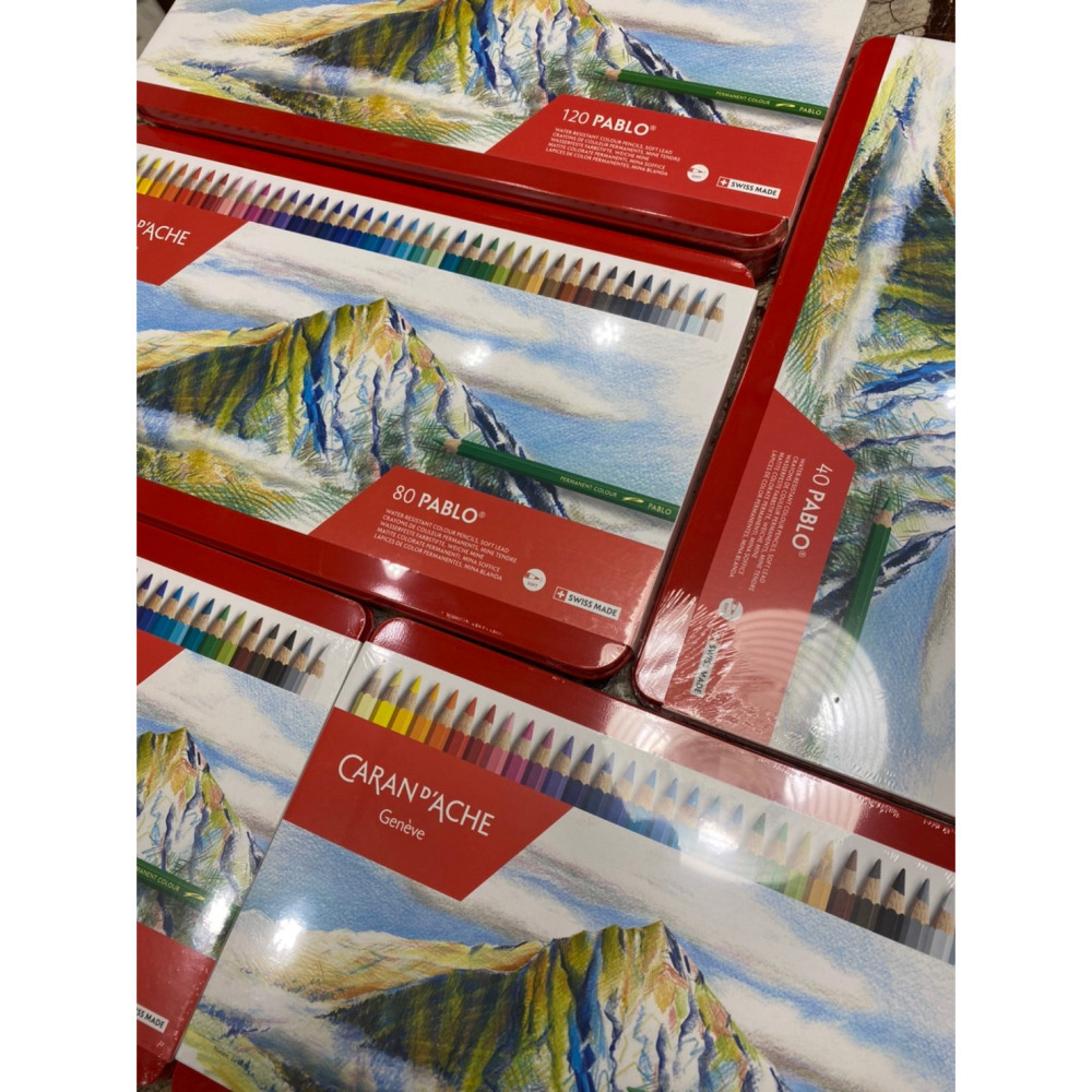 藝城美術~ 油性 瑞士 CARAN D＇ACHE 卡達油性/水性 色鉛筆 18色30色40色80色120色-細節圖6