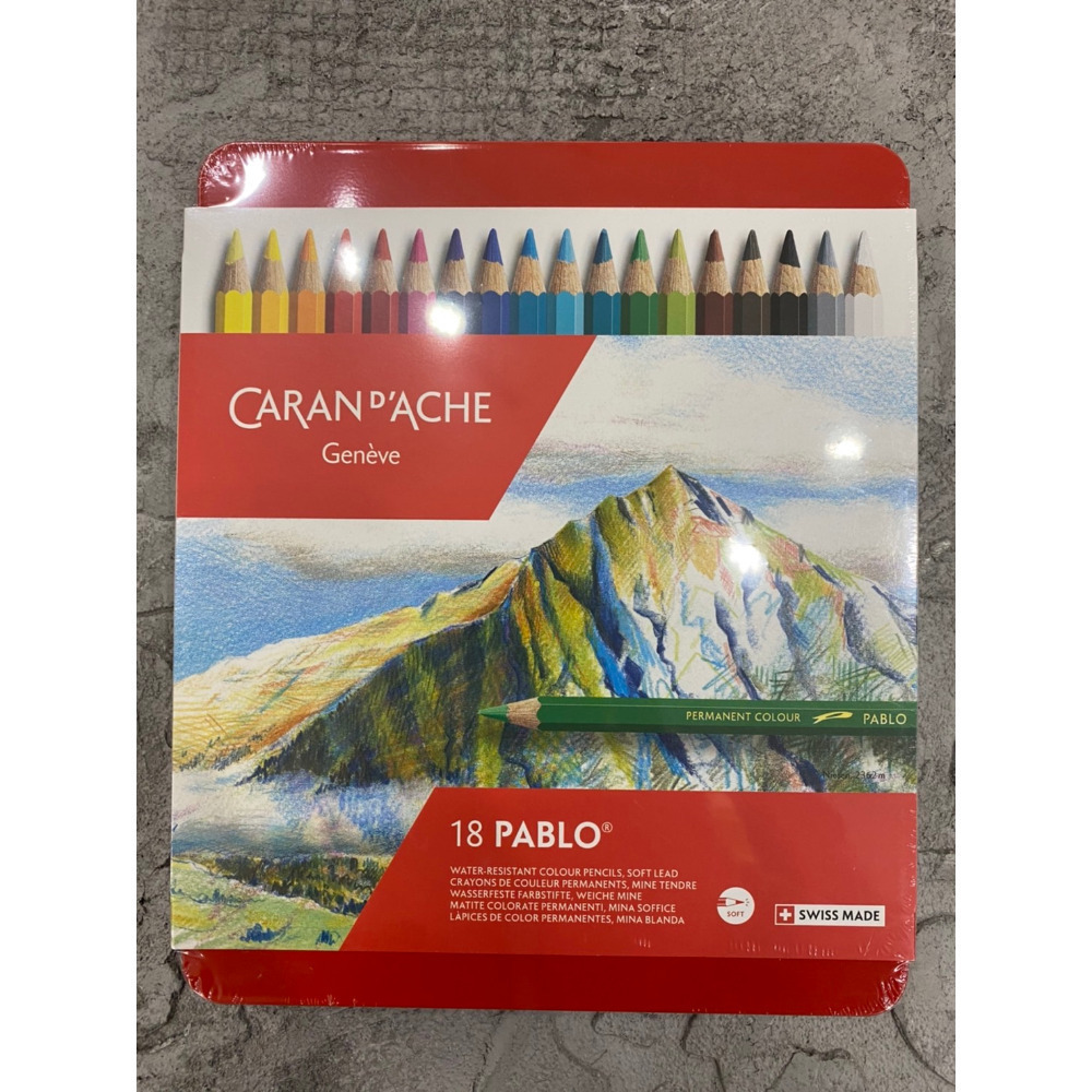 藝城美術~ 油性 瑞士 CARAN D＇ACHE 卡達油性/水性 色鉛筆 18色30色40色80色120色-規格圖11