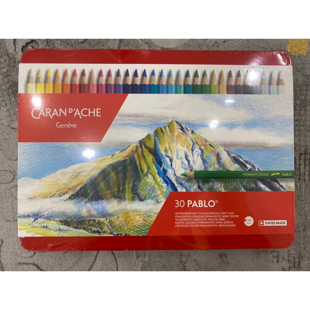 藝城美術~ 油性 瑞士 CARAN D＇ACHE 卡達油性/水性 色鉛筆 18色30色40色80色120色-規格圖11