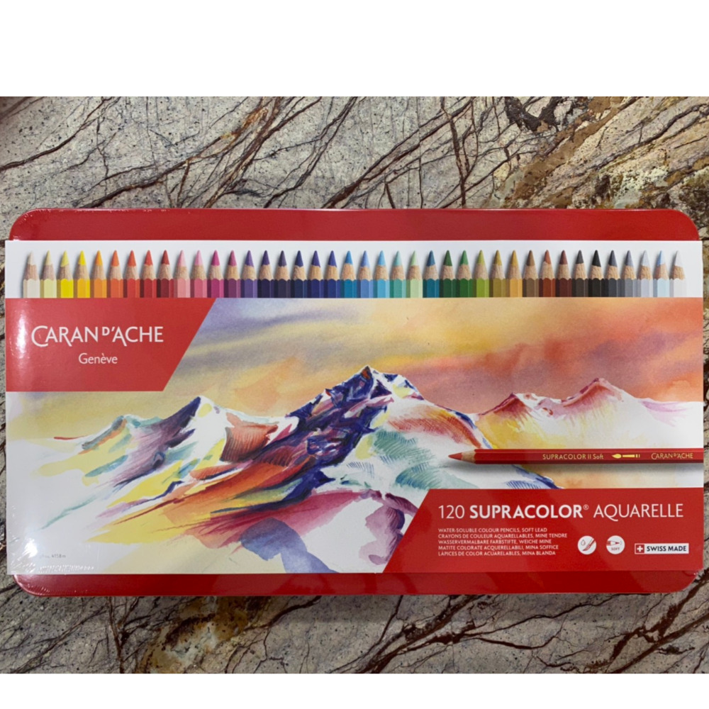 藝城美術~ 油性 瑞士 CARAN D＇ACHE 卡達油性/水性 色鉛筆 18色30色40色80色120色-規格圖11