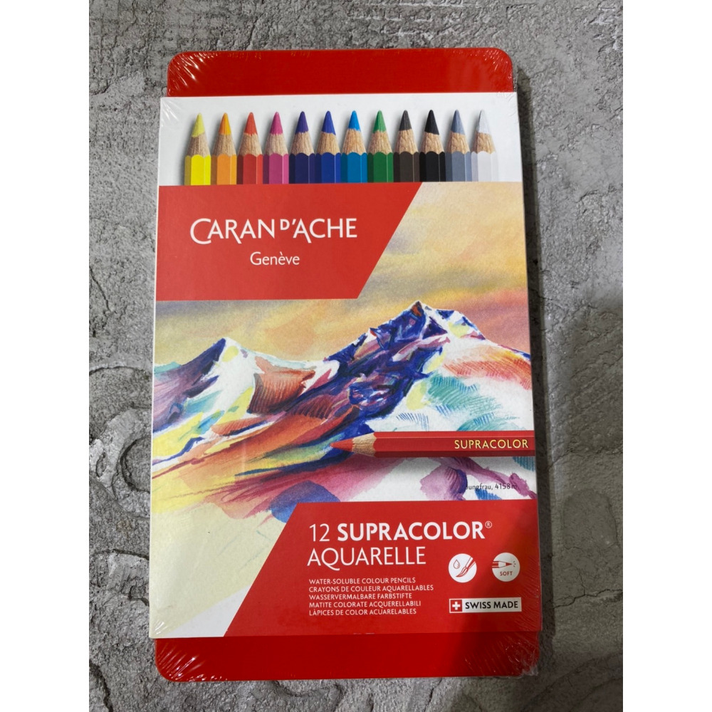 藝城美術~ 油性 瑞士 CARAN D＇ACHE 卡達油性/水性 色鉛筆 18色30色40色80色120色-規格圖11