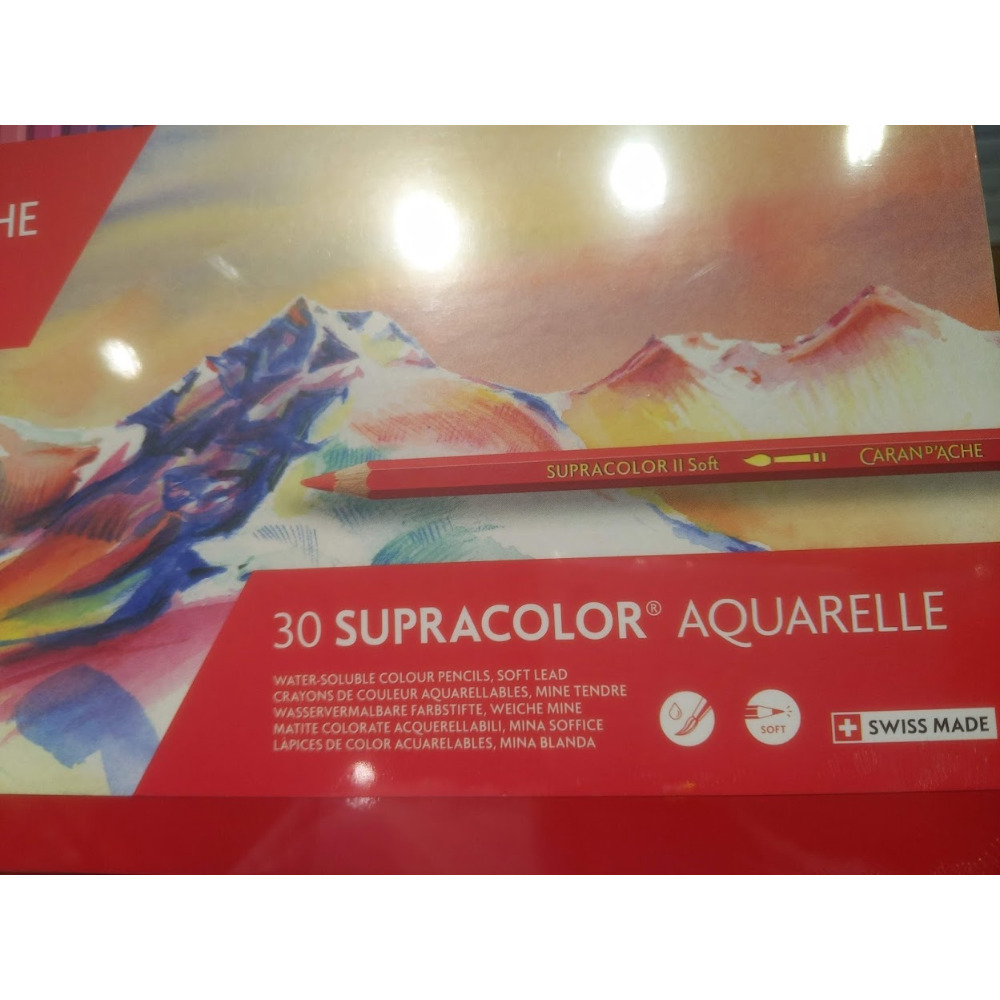 藝城美術~ 油性 瑞士 CARAN D＇ACHE 卡達油性/水性 色鉛筆 18色30色40色80色120色-規格圖11