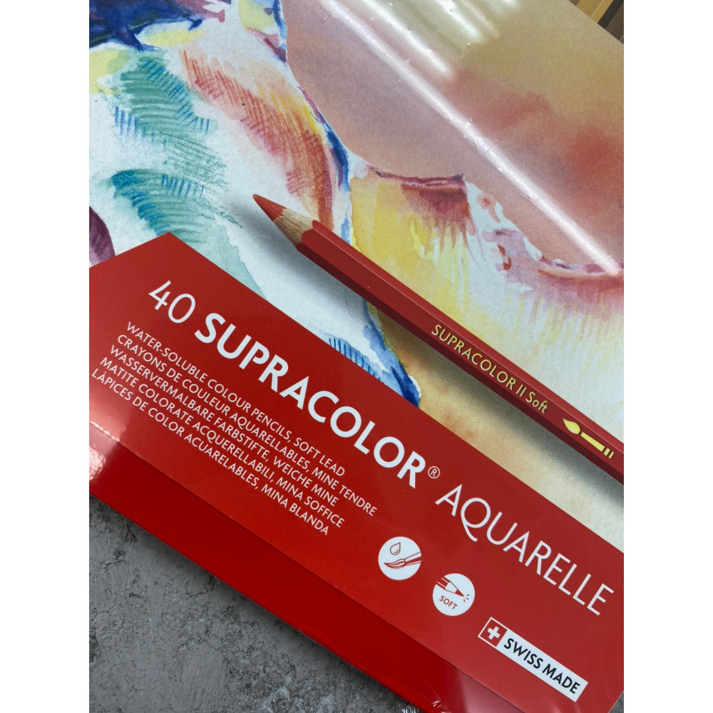 藝城美術~ 油性 瑞士 CARAN D＇ACHE 卡達油性/水性 色鉛筆 18色30色40色80色120色-規格圖11