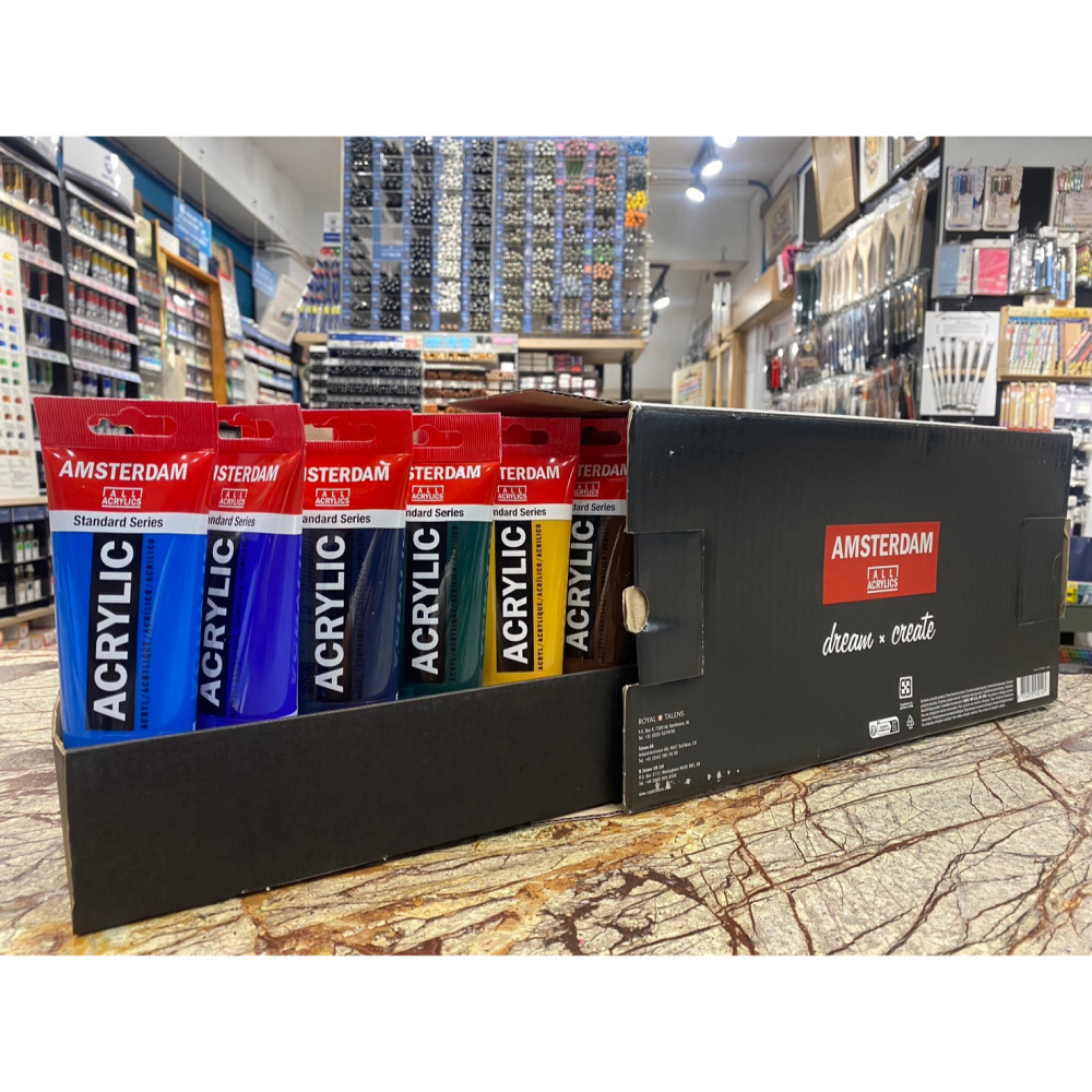 藝城美術~ 荷蘭 AMSTERDAM acrylic color 阿姆斯特丹 壓克力顏料120ml 18色套組 限量📢-細節圖8