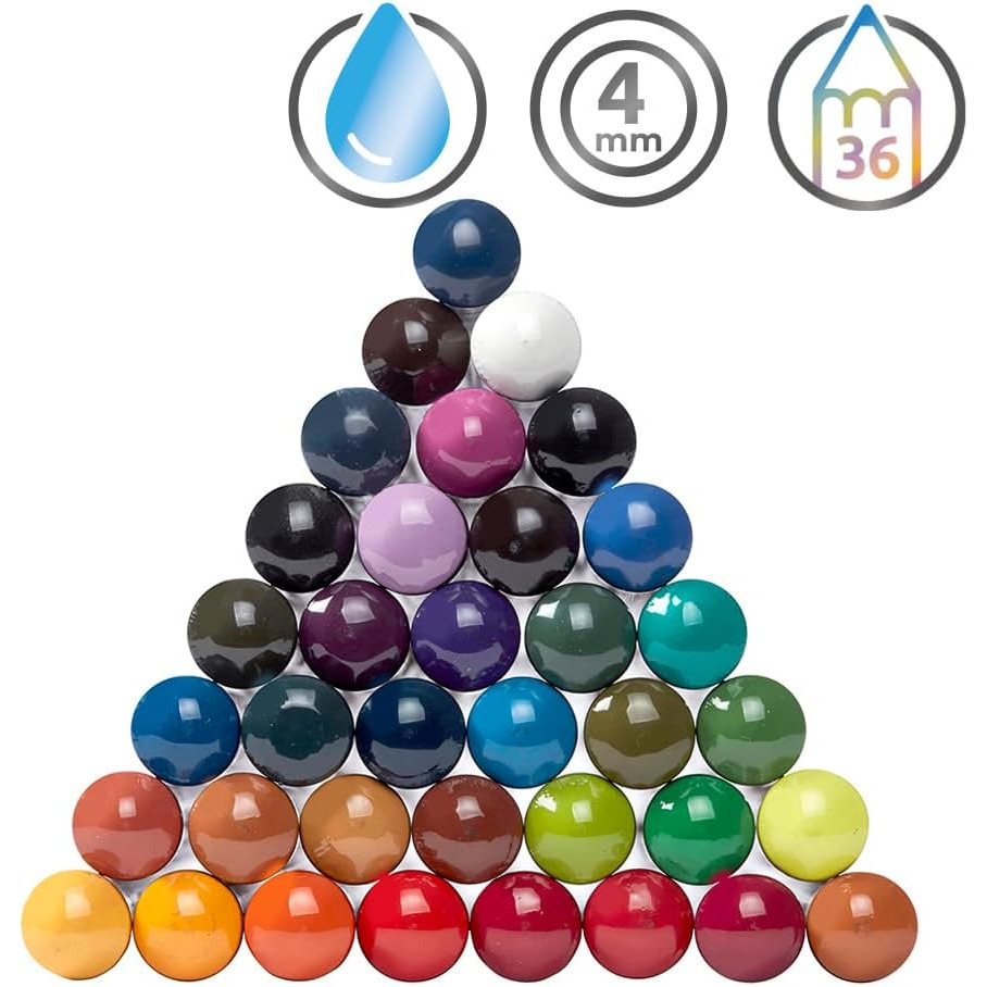 藝城美術~ DERWENT德爾文 Inktense水墨色鉛筆 12/24/36/72色-鐵盒裝-細節圖4