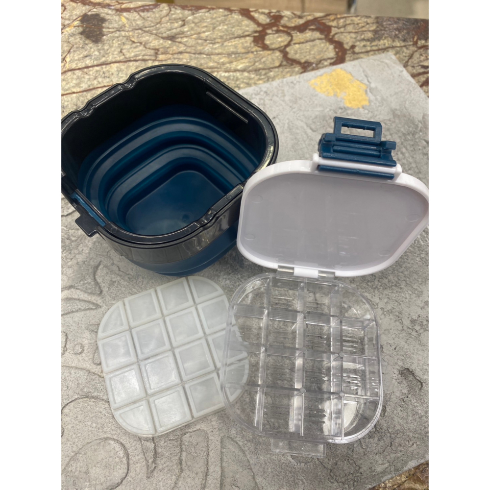 藝城美術~ 秀普 多功能 折疊式筆洗桶 保濕顏料盒 三合一 調色盤 +顏料盒+洗筆筒 寫生 攜帶方便 易清洗-細節圖8