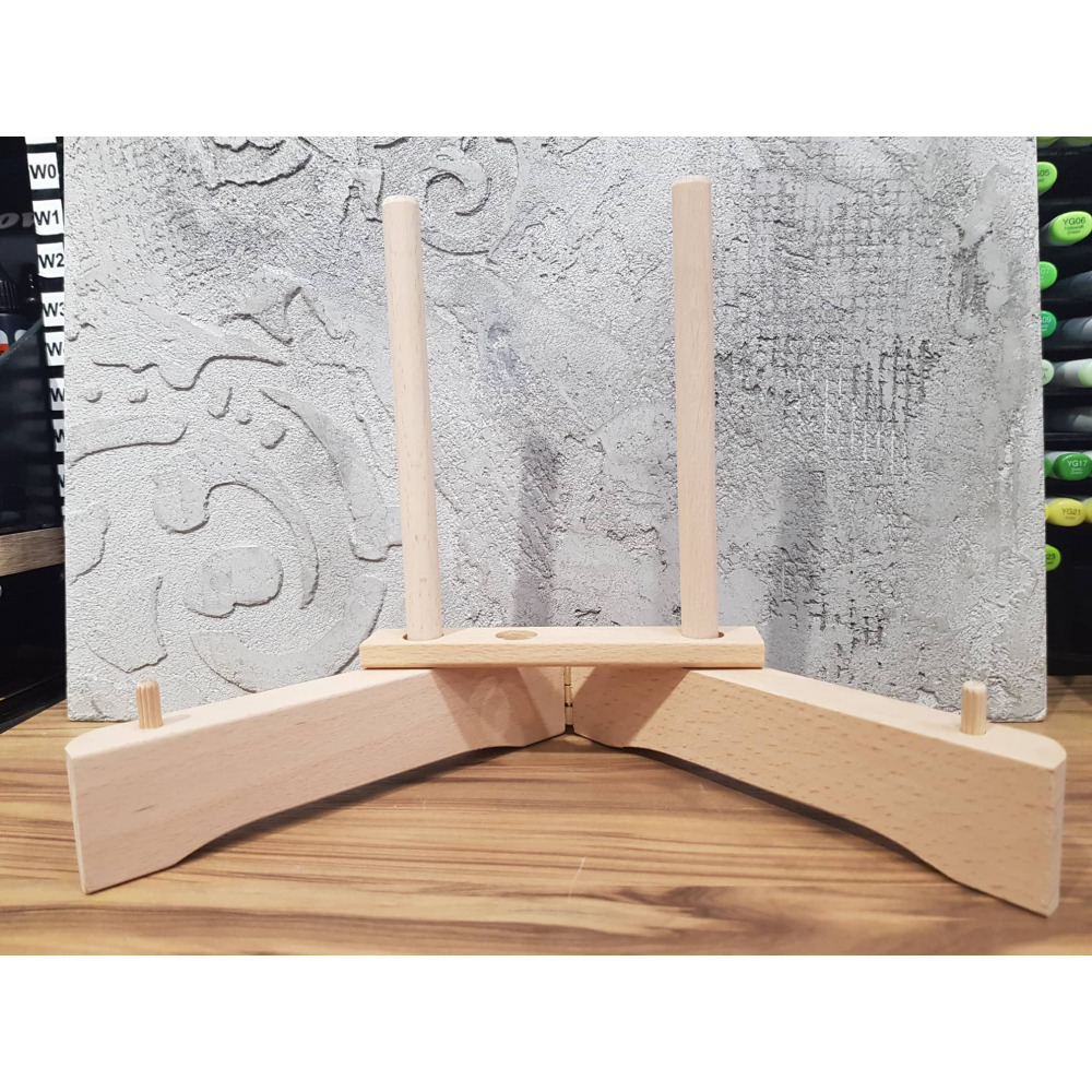 藝城美術~ Miro 山毛櫸 可調節 開合式 桌上型畫架 相框架 畫架 展示 擺設 收納便利 小/大 二款-細節圖3