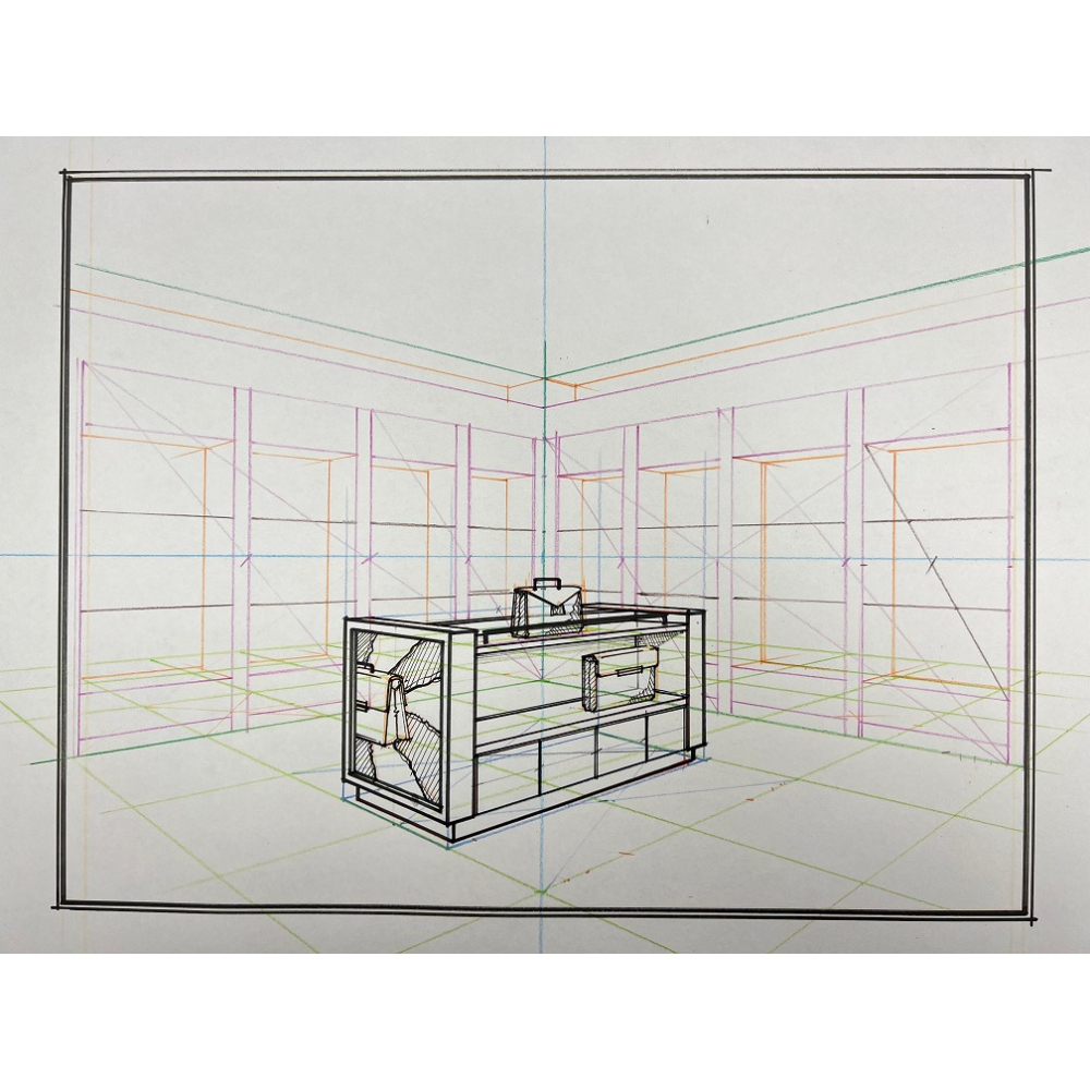 藝城美術 ~ QMOLiU 透視頂級色鉛套裝組 稿速寫專用 室內設計 透視圖必備 共10支-細節圖4