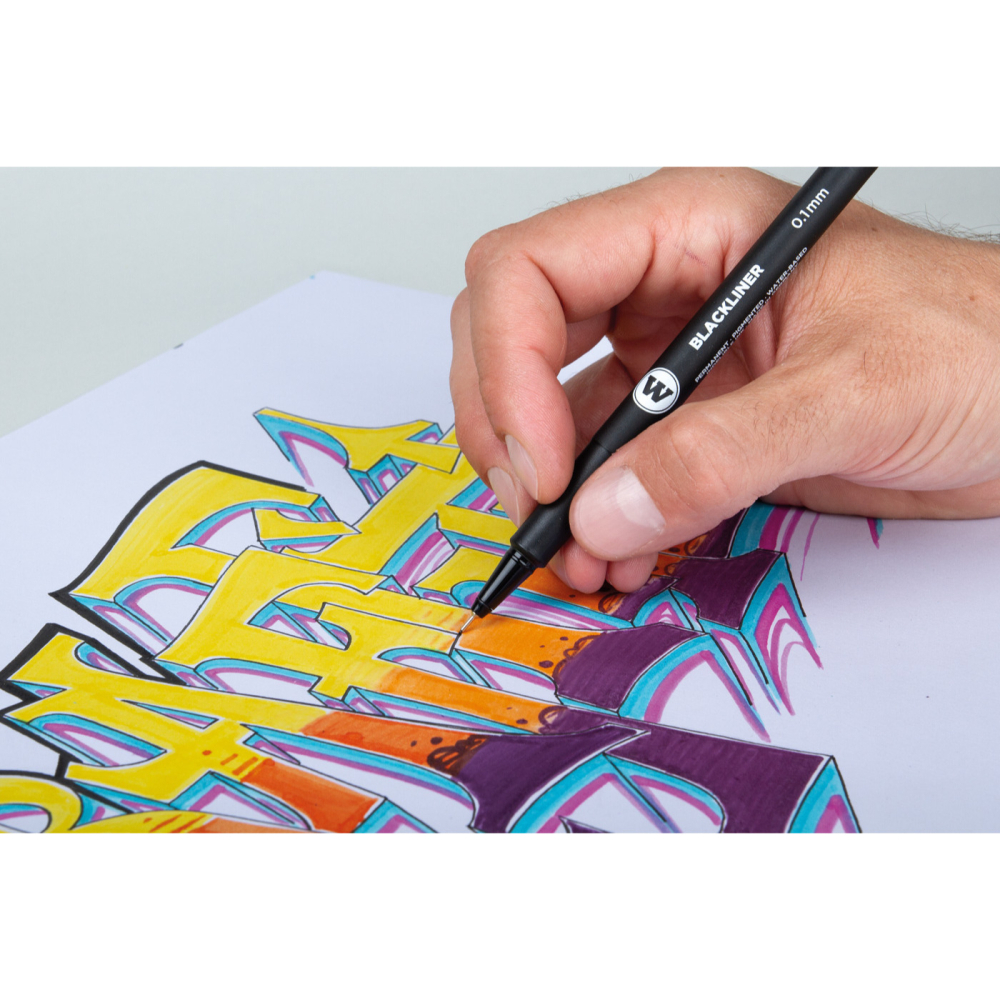 藝城美術~德國 MOLOTOW Blackliner 代針筆 多種規格  輕鬆書寫 防水 防暈 快乾 無味-細節圖8