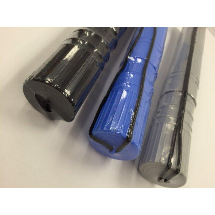 藝城美術~(小) 三節式揹帶式伸縮 圖筒 畫筒 海報筒－－－伸縮44~67cm直徑6公分圖紙收納藍灰黑三色(外觀45cm)-細節圖5