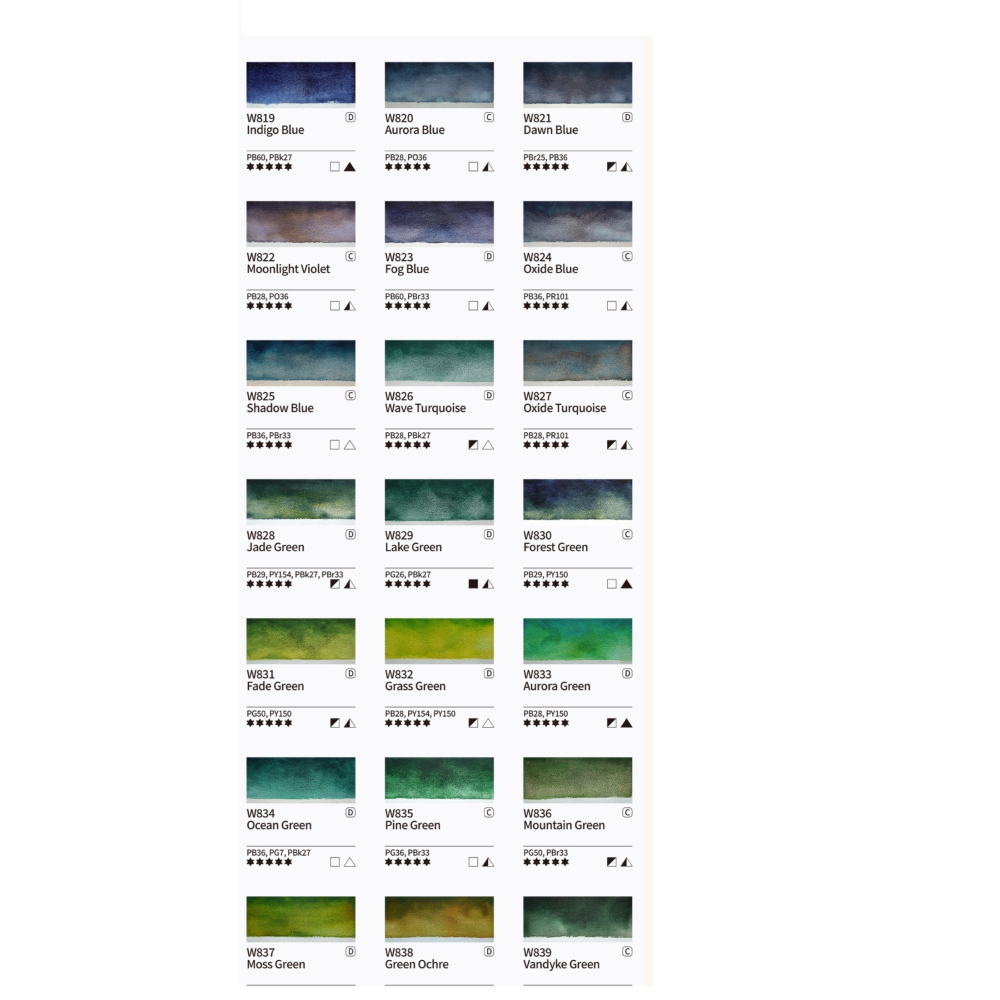 藝城美術~Mission Tourmaline Two Tone Granulation 雙色 沉澱色水彩15ml 單支-細節圖9