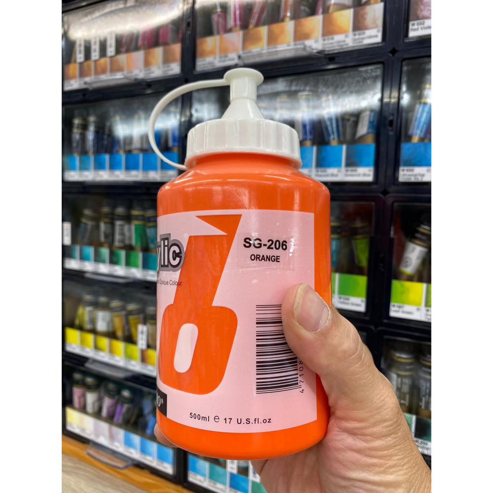 藝城美術~ ㊣ MIRO 米羅 壓克力顏料  丙烯 色彩純淨亮麗 500ml 大容量 📢 超取7罐-細節圖7