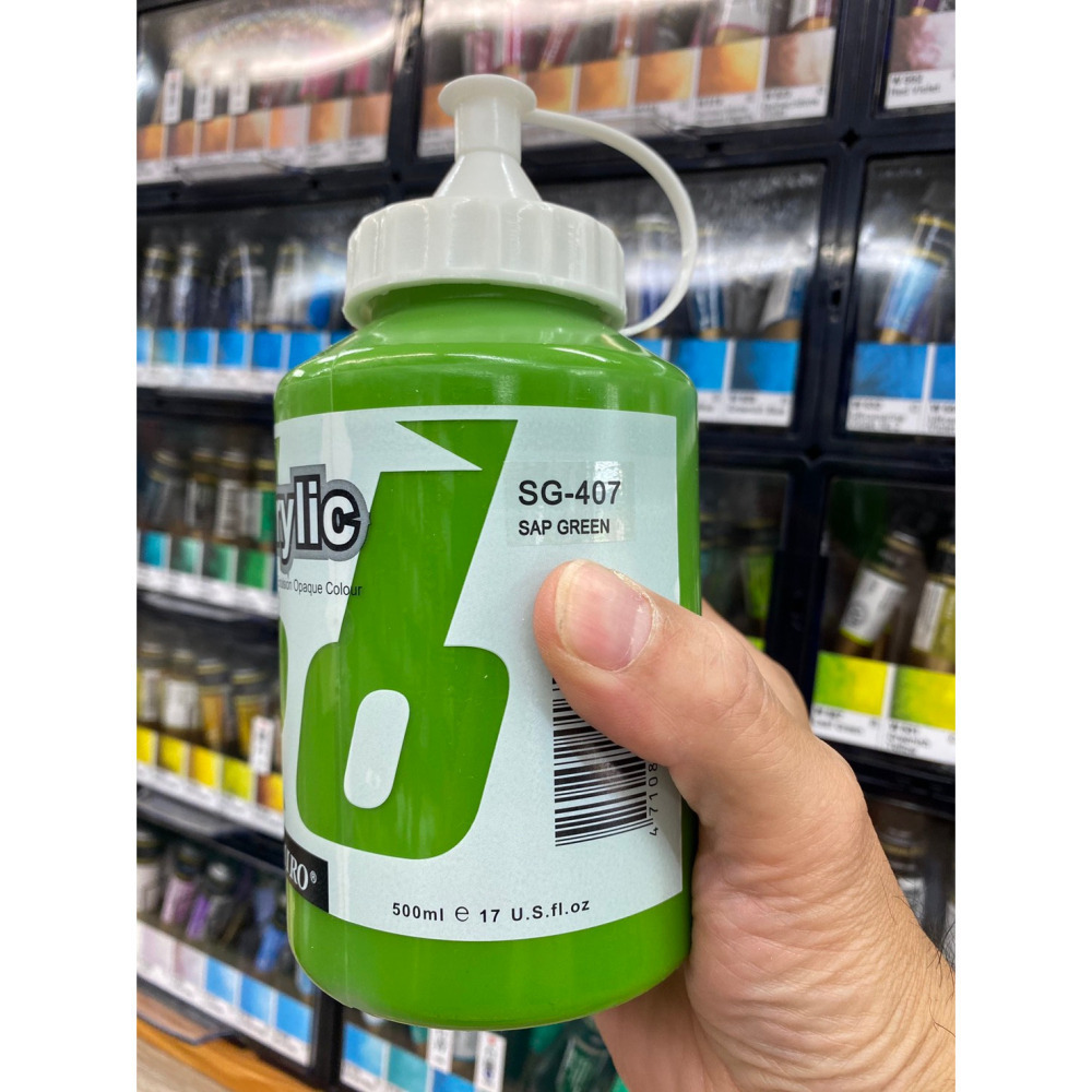 藝城美術~ ㊣ MIRO 米羅 壓克力顏料  丙烯 色彩純淨亮麗 500ml 大容量 📢 超取7罐-細節圖9