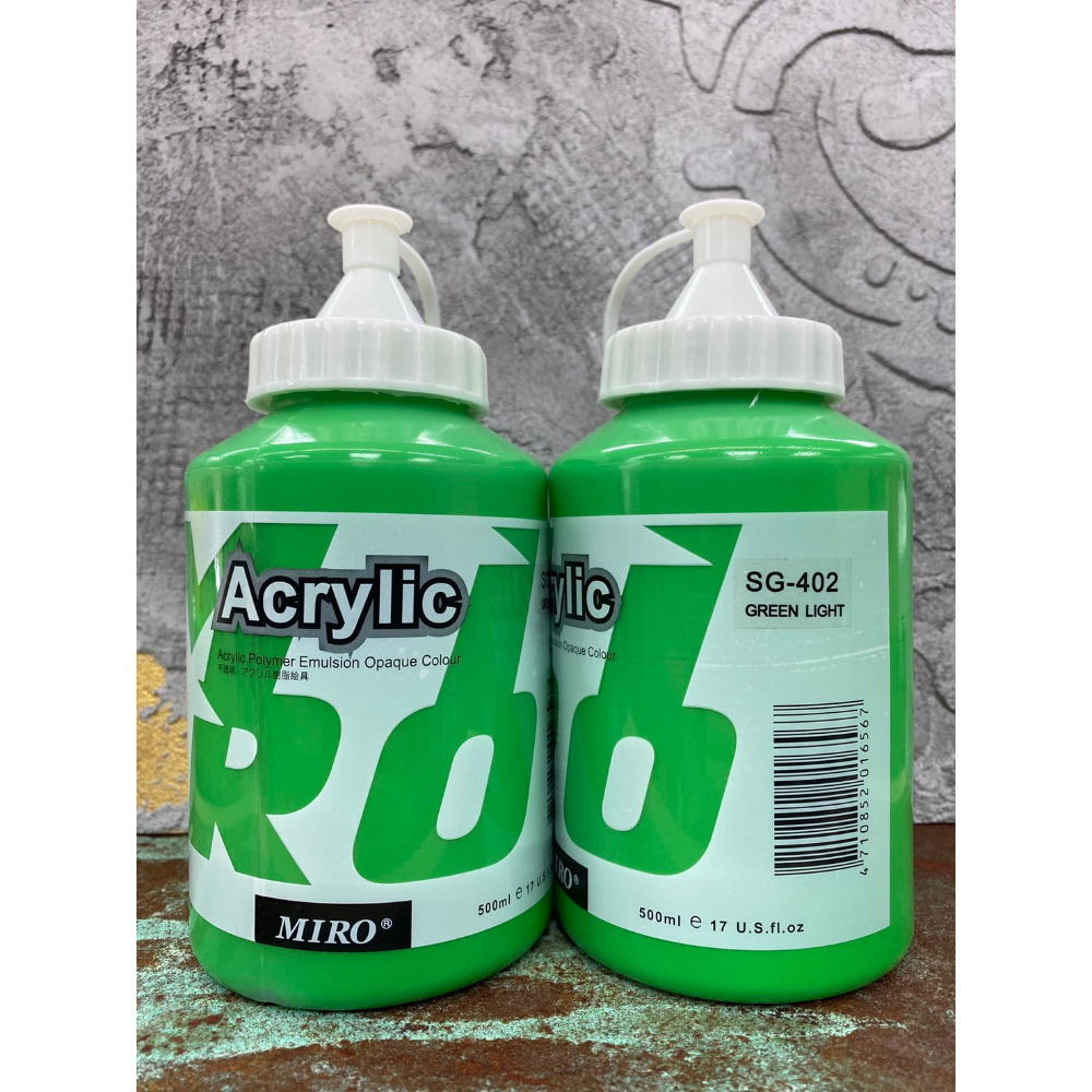 藝城美術~ ㊣ MIRO 米羅 壓克力顏料  丙烯 色彩純淨亮麗 500ml 大容量 📢 超取7罐-規格圖11