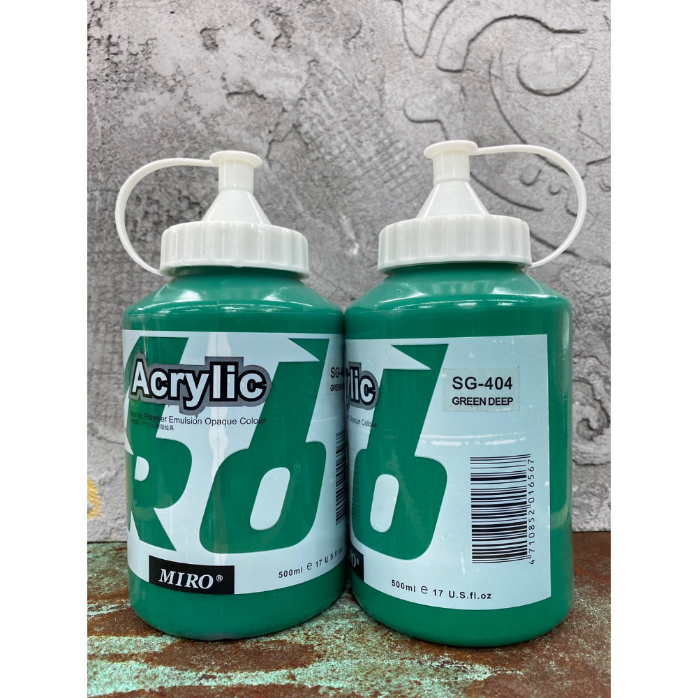 藝城美術~ ㊣ MIRO 米羅 壓克力顏料  丙烯 色彩純淨亮麗 500ml 大容量 📢 超取7罐-規格圖11