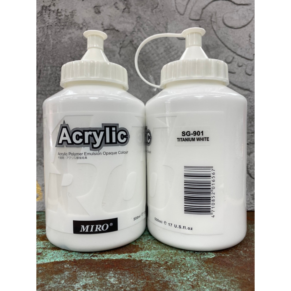 藝城美術~ ㊣ MIRO 米羅 壓克力顏料  丙烯 色彩純淨亮麗 500ml 大容量 📢 超取7罐-規格圖11