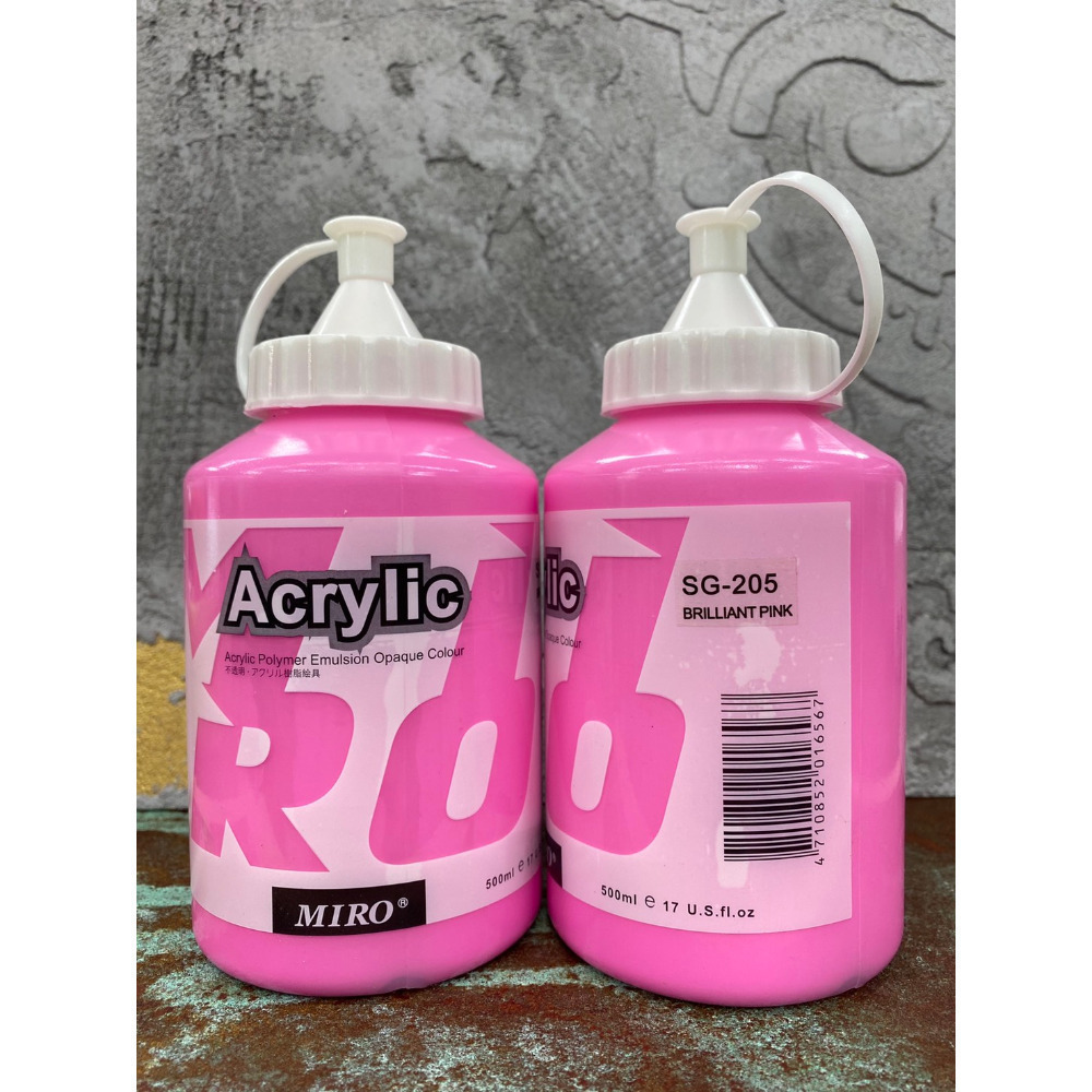 藝城美術~ ㊣ MIRO 米羅 壓克力顏料  丙烯 色彩純淨亮麗 500ml 大容量 📢 超取7罐-規格圖11