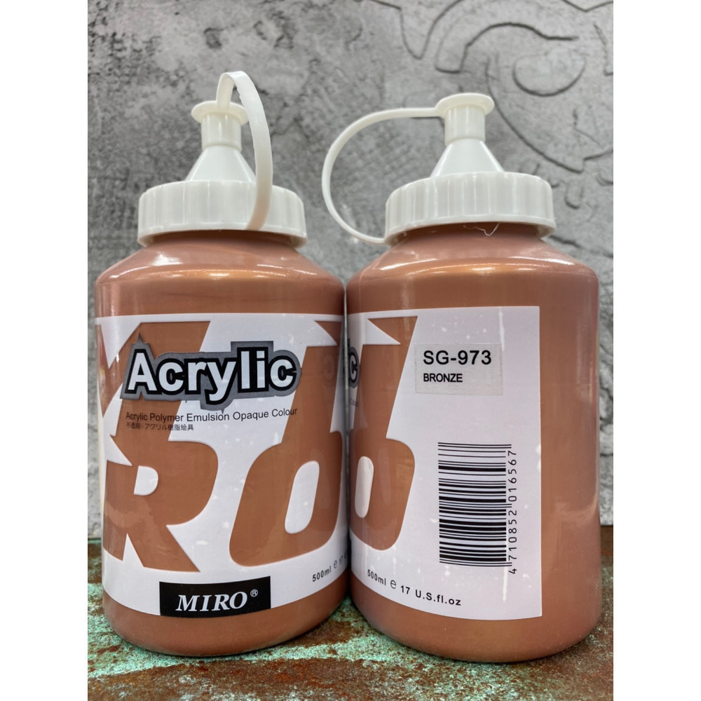 藝城美術~ ㊣ MIRO 米羅 壓克力顏料  丙烯 色彩純淨亮麗 500ml 大容量 📢 超取7罐-規格圖11