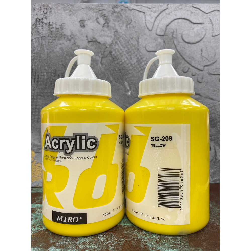 藝城美術~ ㊣ MIRO 米羅 壓克力顏料  丙烯 色彩純淨亮麗 500ml 大容量 📢 超取7罐-規格圖11