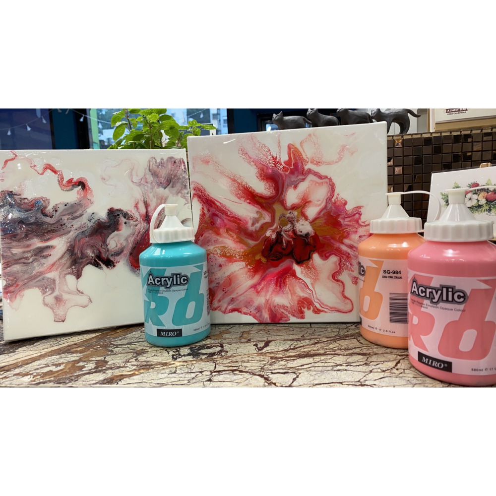 藝城美術~ ㊕MIRO 米羅 壓克力顏料 ACRYLIC 丙烯 色彩純淨亮麗500ml 大容量  特殊色 📢 超取7罐-細節圖4