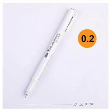 藝城美術~ 日本 UCHIDA MARVY 4600 耐水性代針筆 黑色(0.03-1.0mm、B) 單支賣場-規格圖6