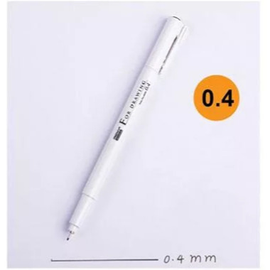 藝城美術~ 日本 UCHIDA MARVY 4600 耐水性代針筆 黑色(0.03-1.0mm、B) 單支賣場-規格圖6