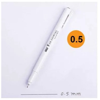 藝城美術~ 日本 UCHIDA MARVY 4600 耐水性代針筆 黑色(0.03-1.0mm、B) 單支賣場-規格圖6