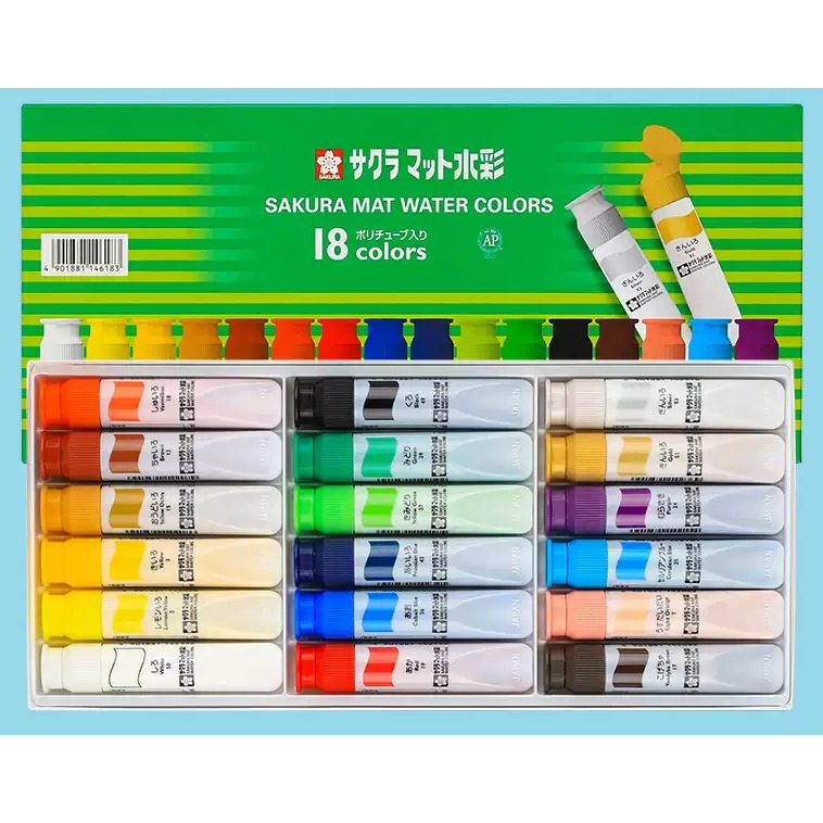 藝城美術~日本 SAKURA 櫻花 麥脫 半透明 水彩 顏料 12ml 12/24色 最新包裝-細節圖8