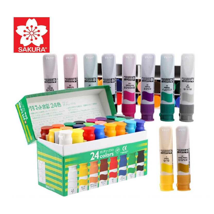 藝城美術~日本 SAKURA 櫻花 麥脫 半透明 水彩 顏料 12ml 12/24色 最新包裝-細節圖10