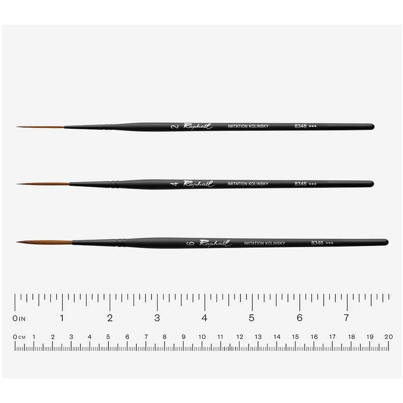 藝城美術 ~ 法國 Raphael 拉斐爾 史特拉迪瓦里系列 8346 人造纖維勾線筆 #2/4/6-細節圖4