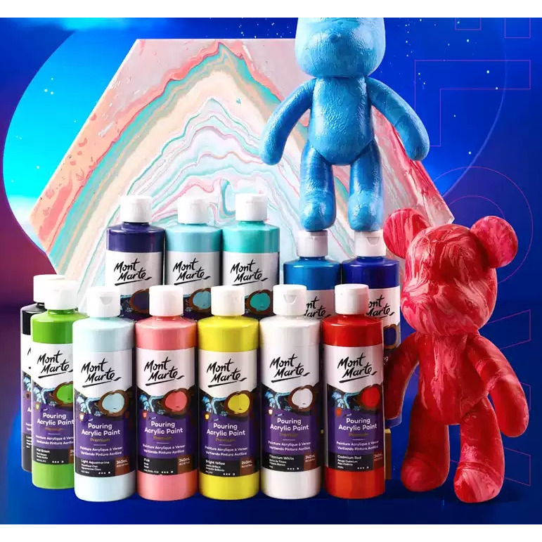 藝城美術~ 蒙瑪特 蒙馬特 Mont marte 流體 壓克力 顏料  流動畫 流動丙稀顏料 快乾防水 矽油-細節圖7