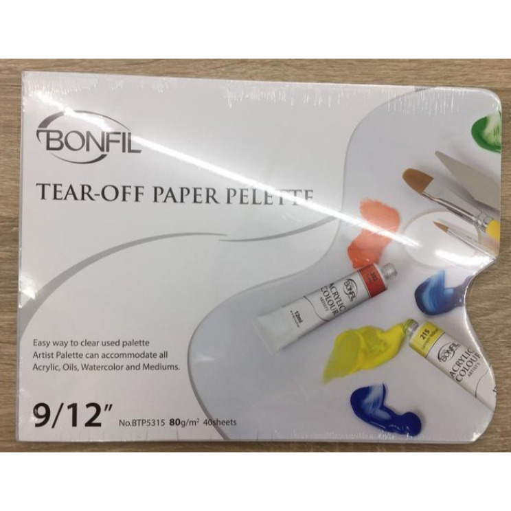 藝城美術~各品牌 紙調色盤  可撕式紙調色盤,油畫  壓克力調色 專用-細節圖4