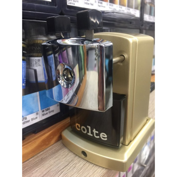 藝城美術~colte 香檳金/白色 鐵製 耐用型 削鉛筆機 削筆器 直徑 8mm 2色-細節圖7