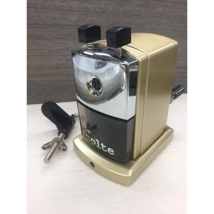 藝城美術~colte 香檳金/白色 鐵製 耐用型 削鉛筆機 削筆器 直徑 8mm 2色-細節圖8