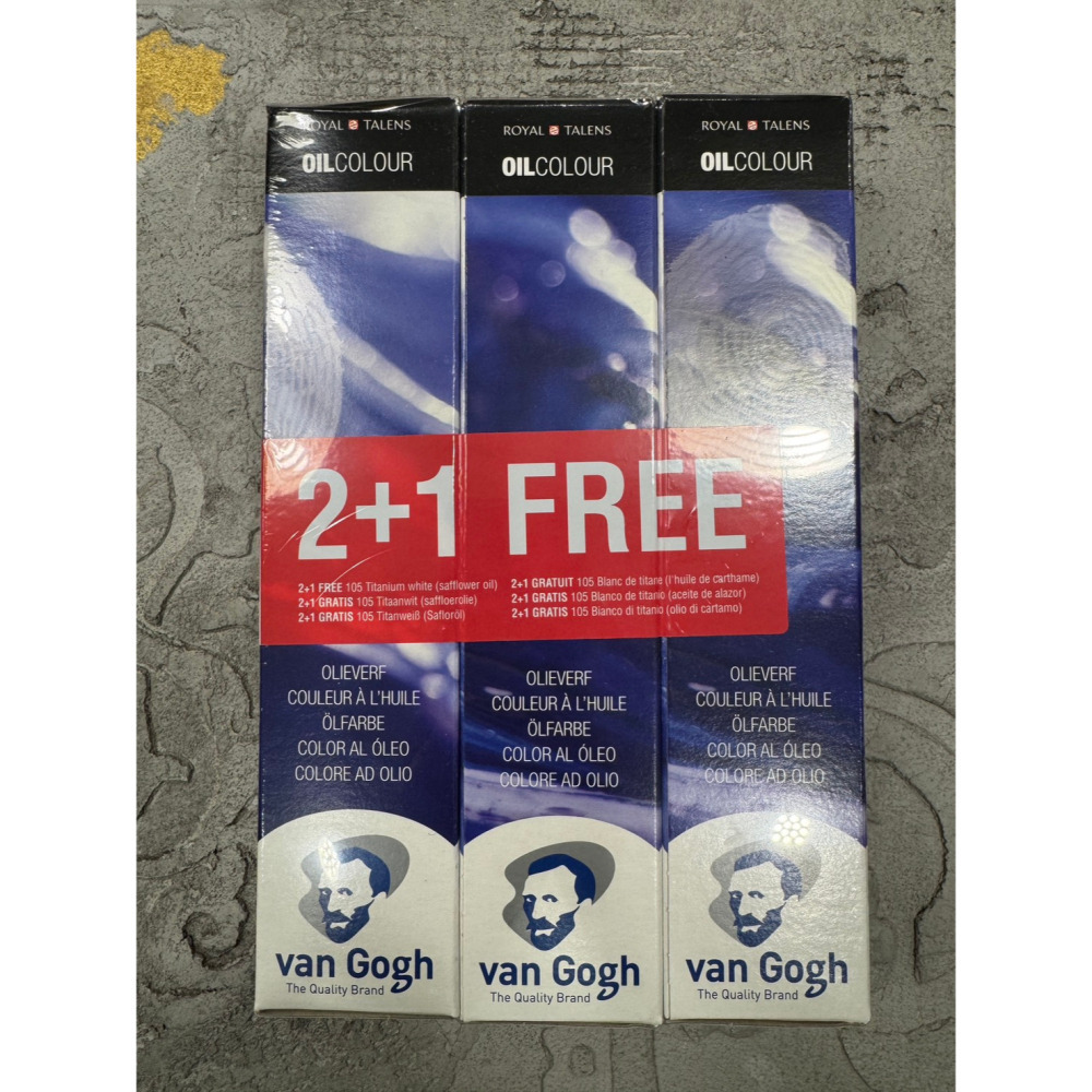 藝城美術~荷蘭 Van Gogh 梵谷 油畫顏料 20ml (12色) 專家級高品質油彩，色彩活潑鮮豔 耐光度好-細節圖3