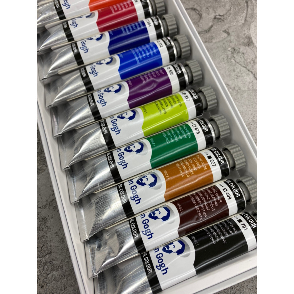 藝城美術~荷蘭 Van Gogh 梵谷 油畫顏料 20ml (12色) 專家級高品質油彩，色彩活潑鮮豔 耐光度好-細節圖5