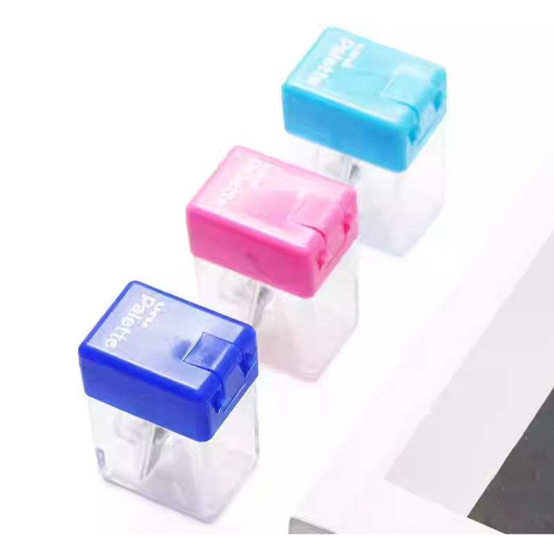 藝城美術~日本 三菱 Palette系列  可攜式 迷你型 學生削鉛筆器 削筆器 三色 隨機出貨-細節圖2